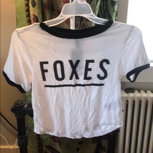 Foxes Ladies Ringer Tee